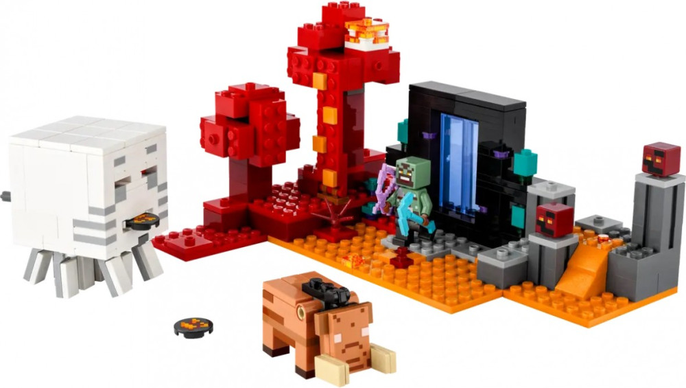 Конструктор Lego The Nether Portal Ambush 21255