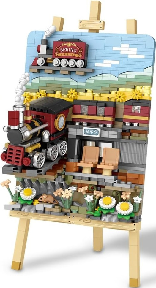 Конструктор LOZ Spring Train 1296 Конструктор LOZ Spring Train 1296