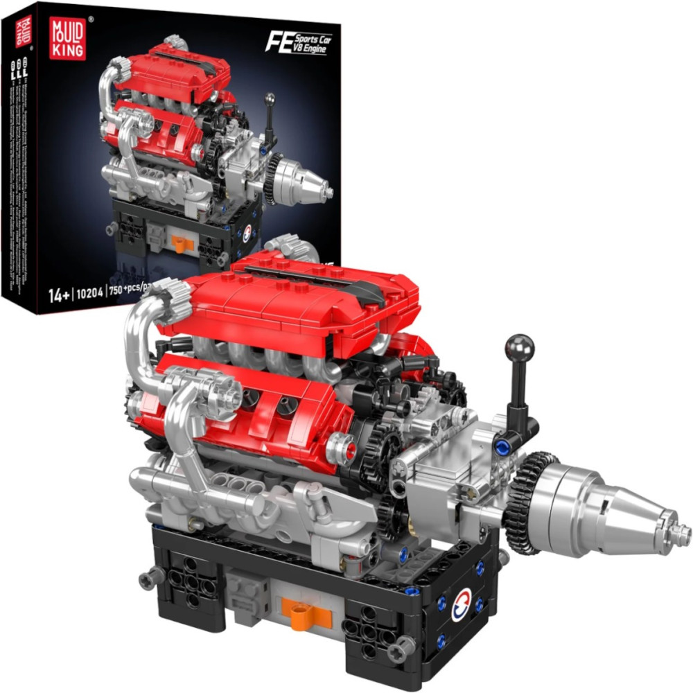 Конструктор Mould King Sports Car V8 Engine 10204