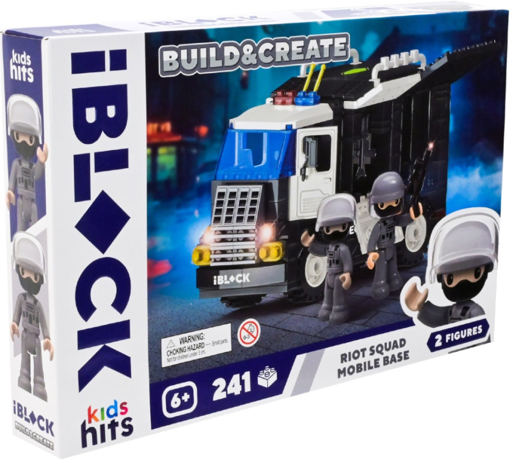 Конструктор iBlock Riot Squad Mobile Base KH42/004/3