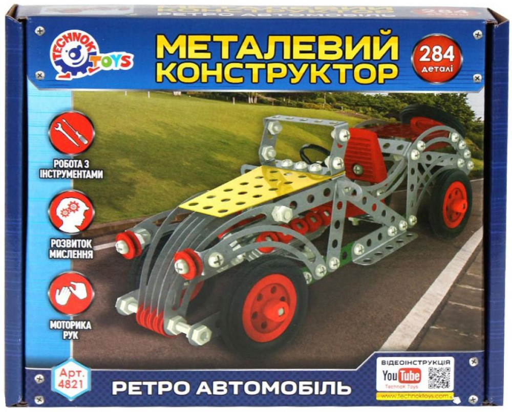 Конструктор Tehnok Retro Car 4821
