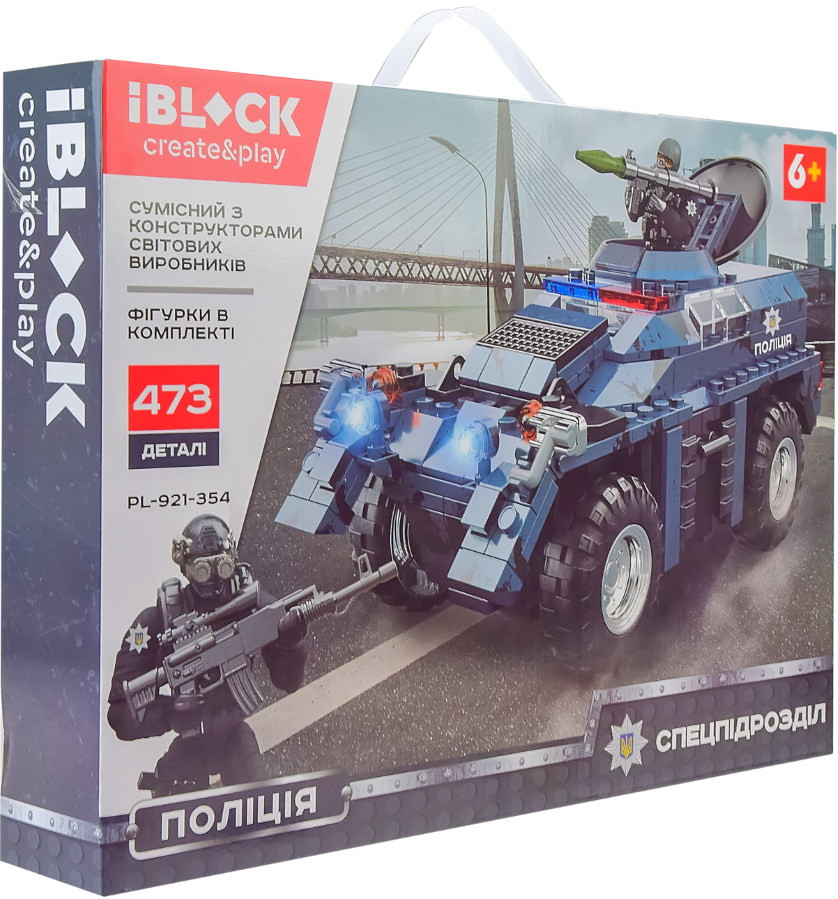 Конструктор iBlock Police PL-921-354