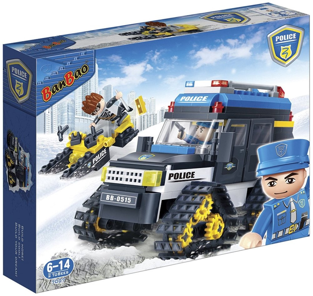 Конструктор BanBao Police Snowcar 7007 Конструктор BanBao Police Snowcar 7007