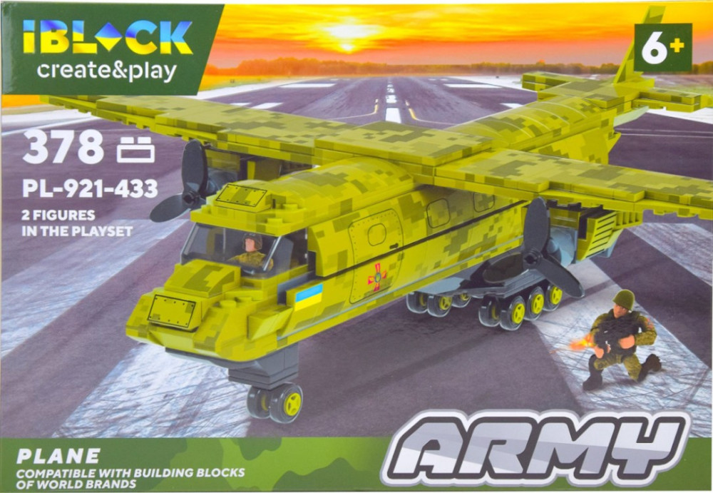 Конструктор iBlock Plane PL-921-433