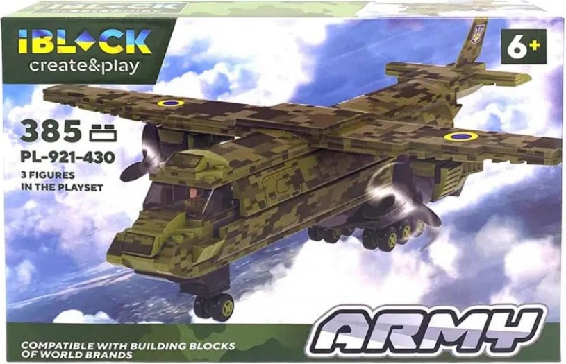 Конструктор iBlock Plane PL-921-430/4
