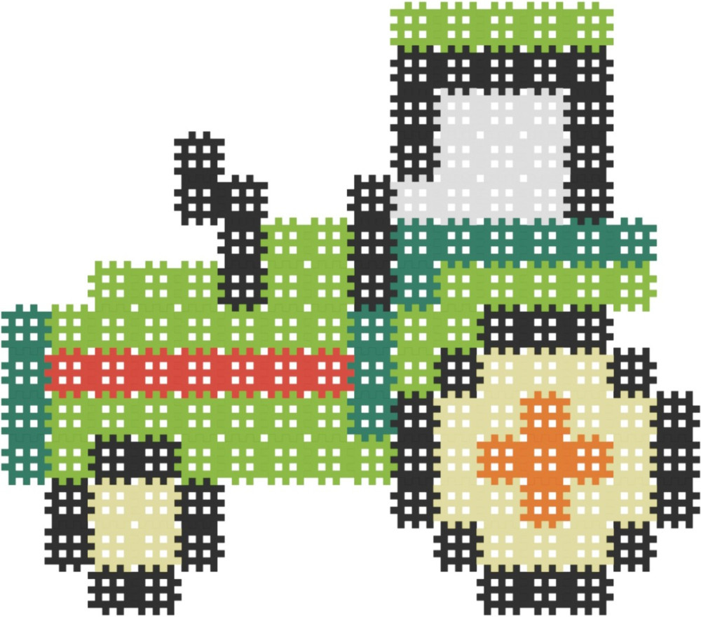 Конструктор Marioinex Micro Waffle Tractor 903483