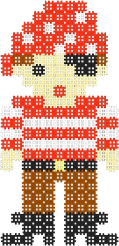 Конструктор Marioinex Micro Waffle Pirate 903018