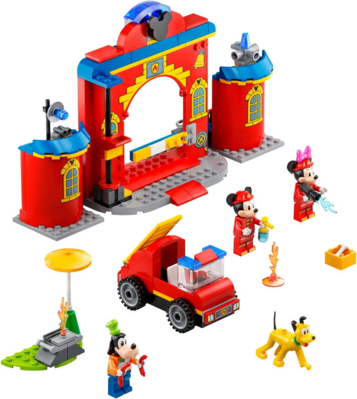 Конструктор Lego Mickey and Friends Fire Truck Station 10776