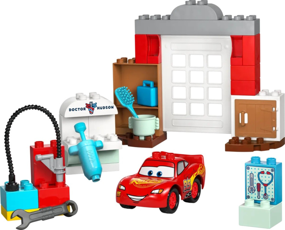 Конструктор Lego McQueens Visit to Docs Garage 10456