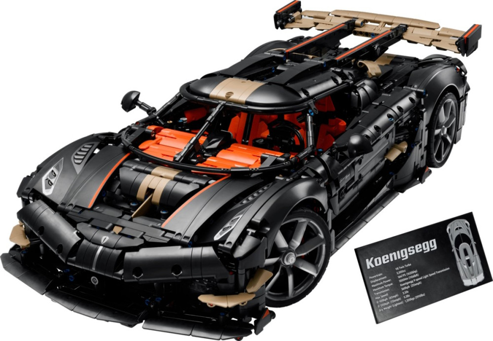 Конструктор Lego Koenigsegg Sadairs Spear Megacar 42232