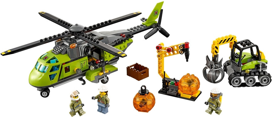 Конструктор Lego Volcano Supply Helicopter 60123