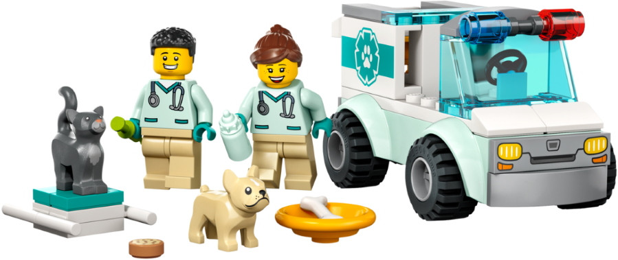 Конструктор Lego Vet Van Rescue 60382