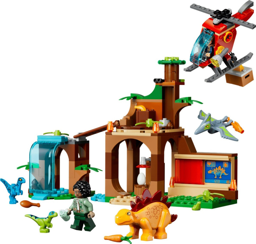 Конструктор Lego Velociraptor Stegosaurus and Pteranodon Rescue 77981