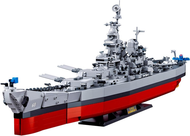 Конструктор Sluban USS Missouri M38-B1291