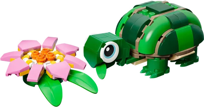 Конструктор Lego Turtle with a Water Lily Flower 31377