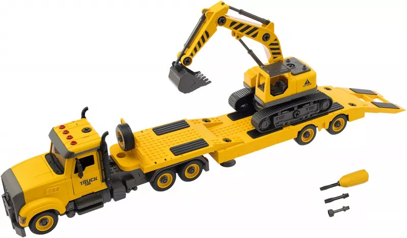 Конструктор OTAMANKO Truck Tractor with an Excavator YW9085C