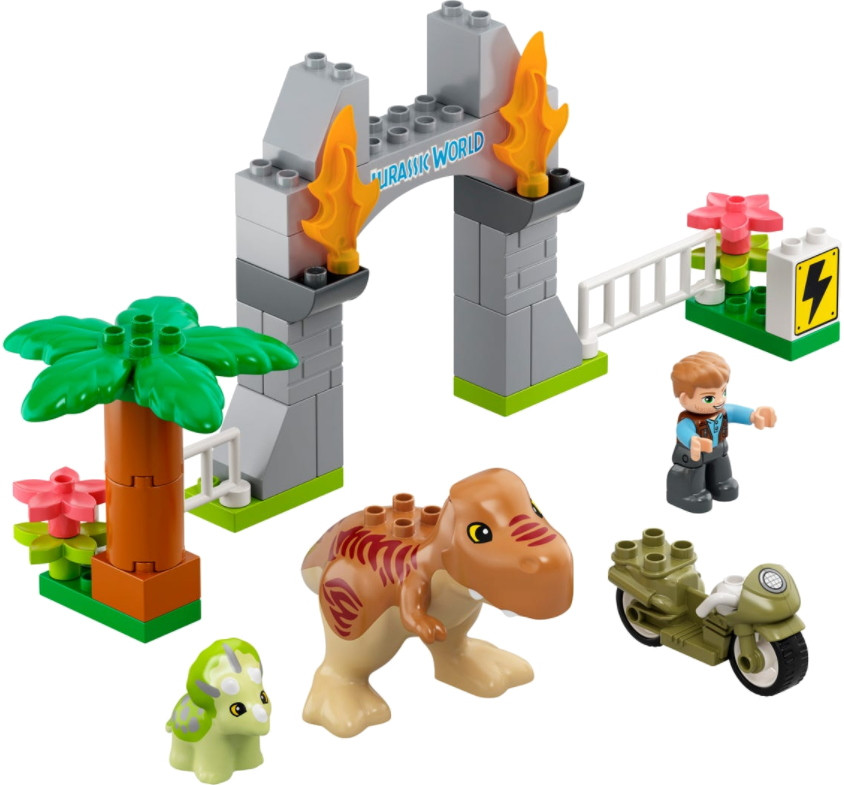 Конструктор Lego T. rex and Triceratops Dinosaur Breakout 10939