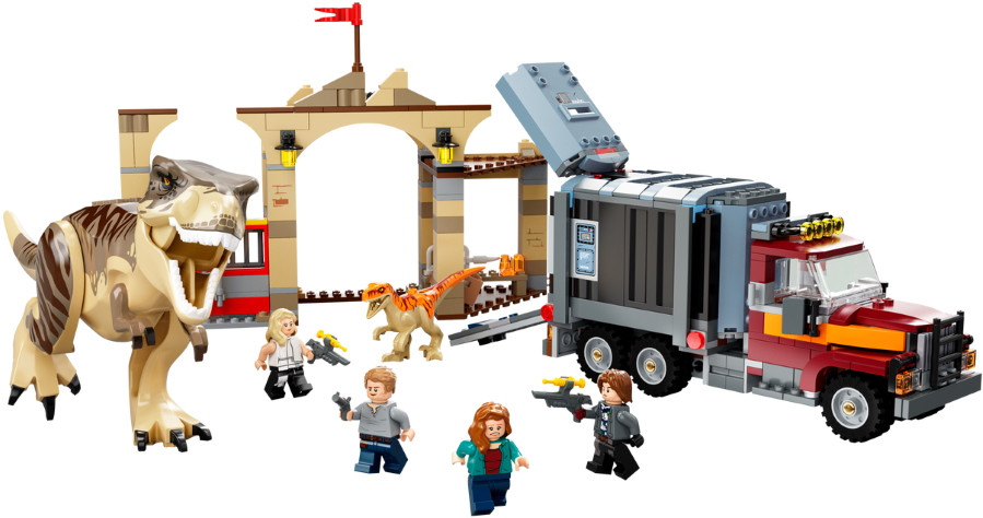 Конструктор Lego T. rex and Atrociraptor Dinosaur Breakout 76948