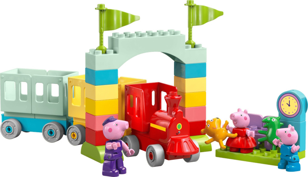 Конструктор Lego Train Ride with Grandpa Pig 10466