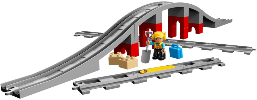 Конструктор Lego Train Bridge and Tracks 10872