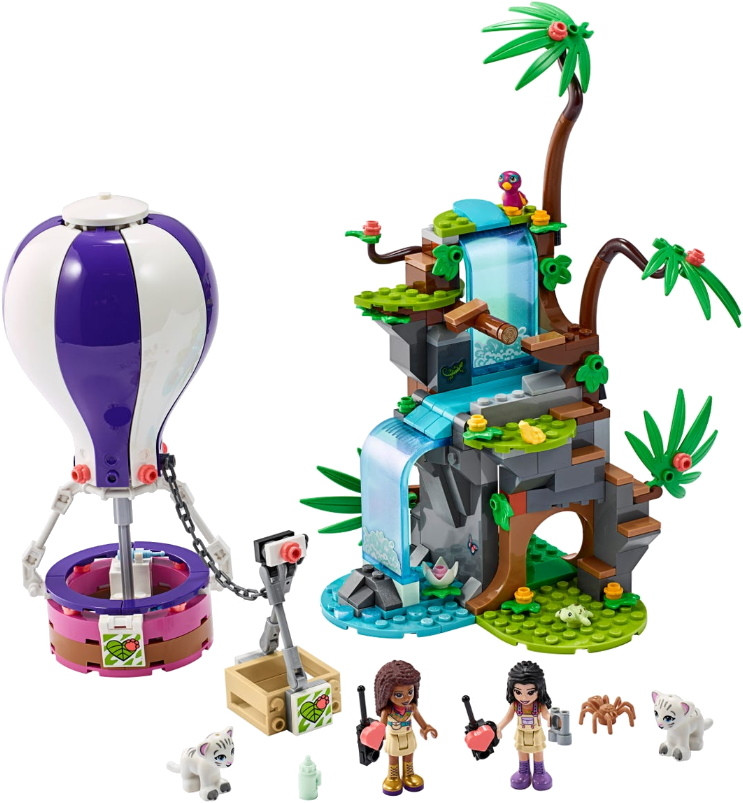 Конструктор Lego Tiger Hot Air Balloon Jungle Rescue 41423