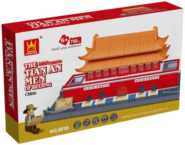 Конструктор Wangetoys The Tian an Men of Beijing China 8016
