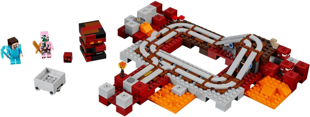 Конструктор Lego The Nether Railway 21130