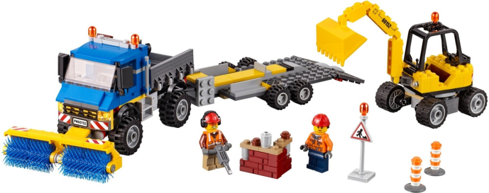 Конструктор Lego Sweeper and Excavator 60152