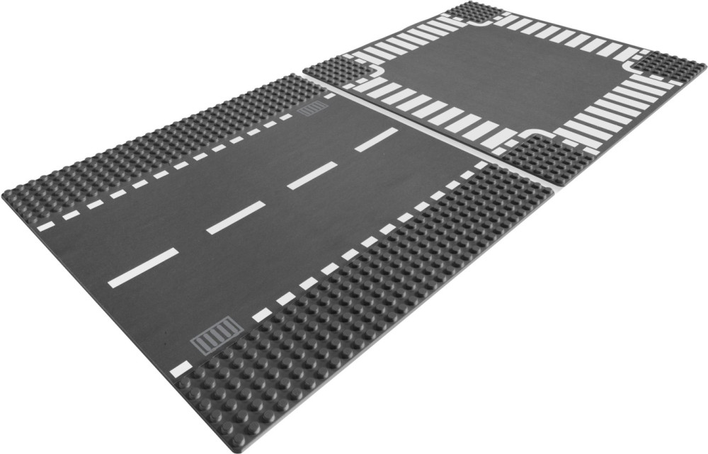 Конструктор Lego Straight and Crossroad Plates 7280