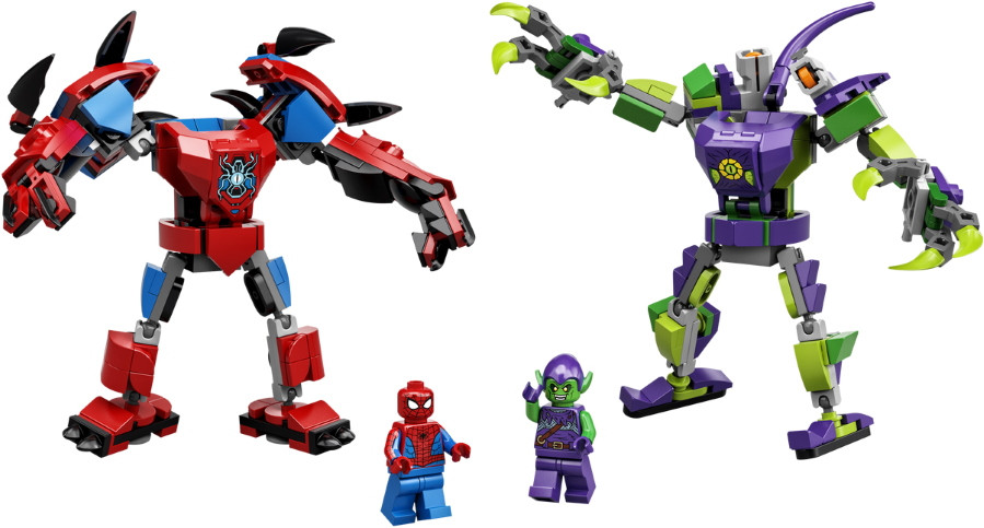 Конструктор Lego Spider-Man and Green Goblin Mech Battle 76219