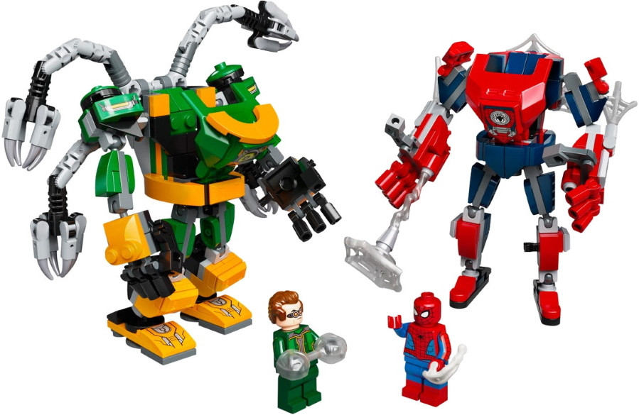 Конструктор Lego Spider-Man and Doctor Octopus Mech Battle 76198