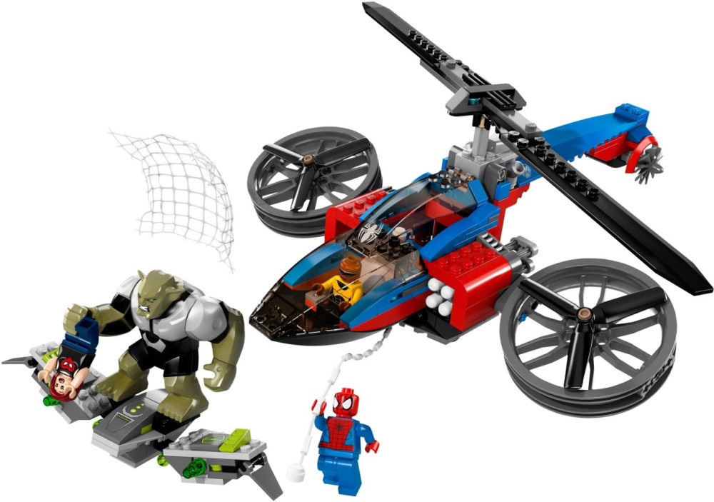 Конструктор Lego Spider-Helicopter Rescue 76016