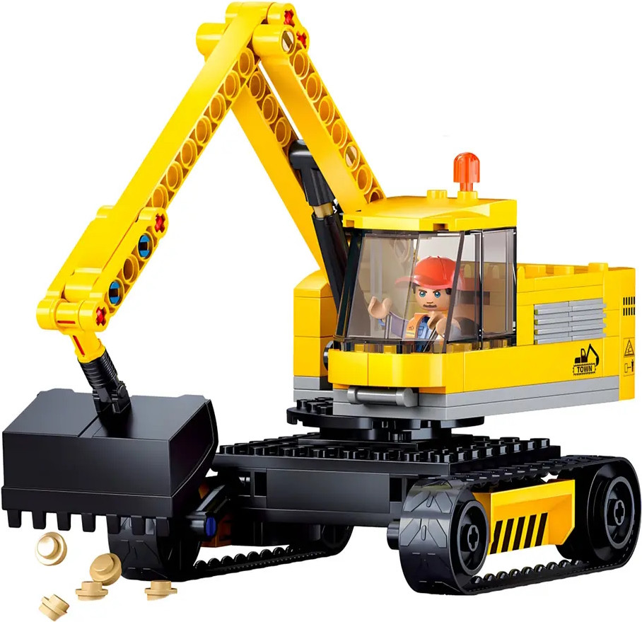 Конструктор Sluban Small Excavator M38-B1196