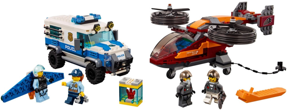 Конструктор Lego Sky Police Diamond Heist 60209