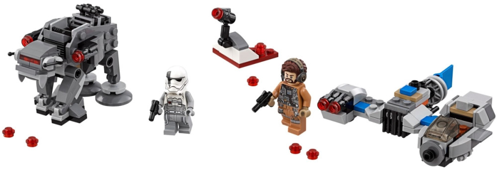 Конструктор Lego Ski Speeder vs. First Order Walker Microfighters 75195