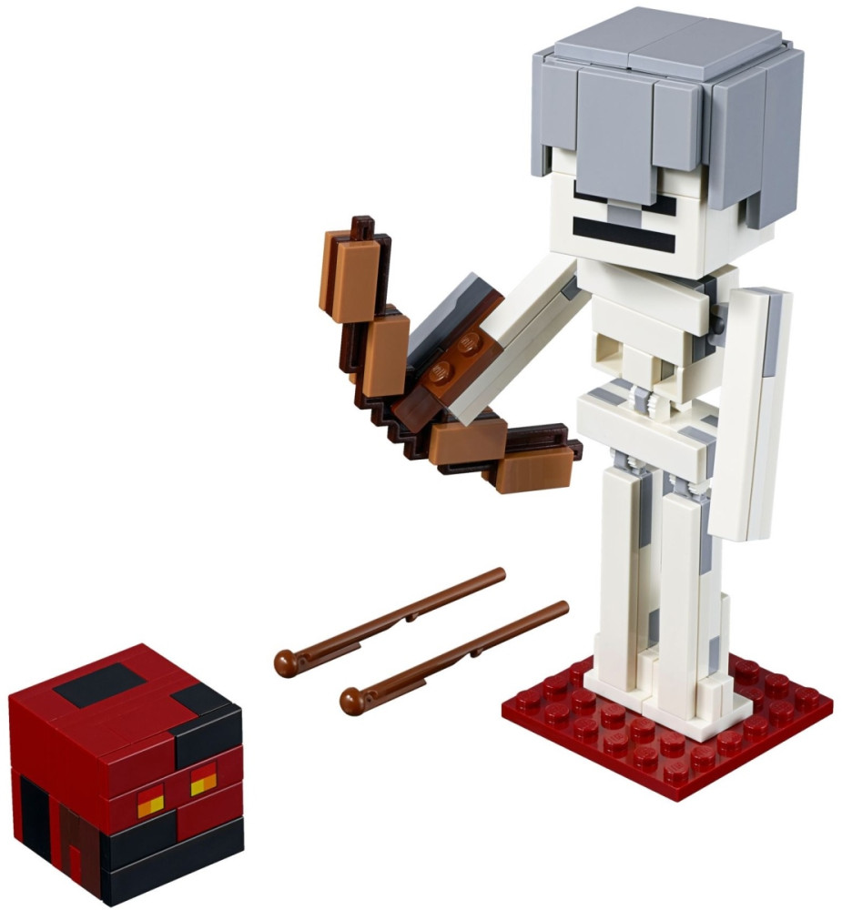Конструктор Lego Skeleton BigFig with Magma Cube 21150