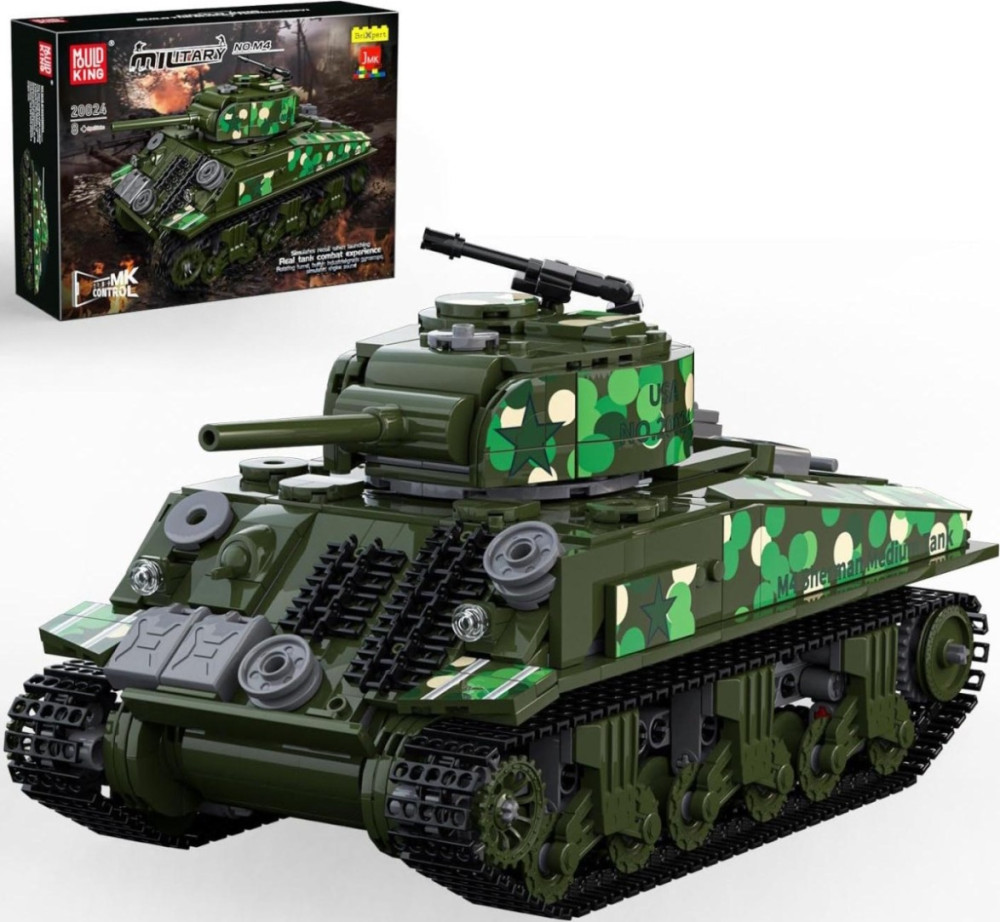 Конструктор Mould King Sherman Tank 20024