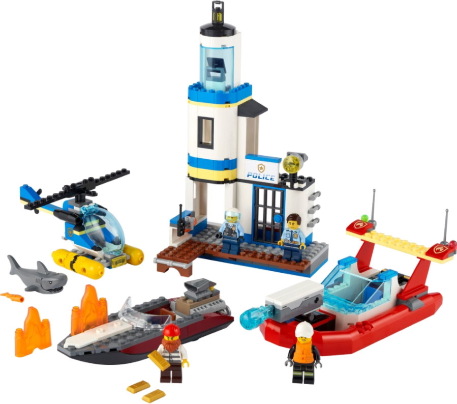 Конструктор Lego Seaside Police and Fire Mission 60308
