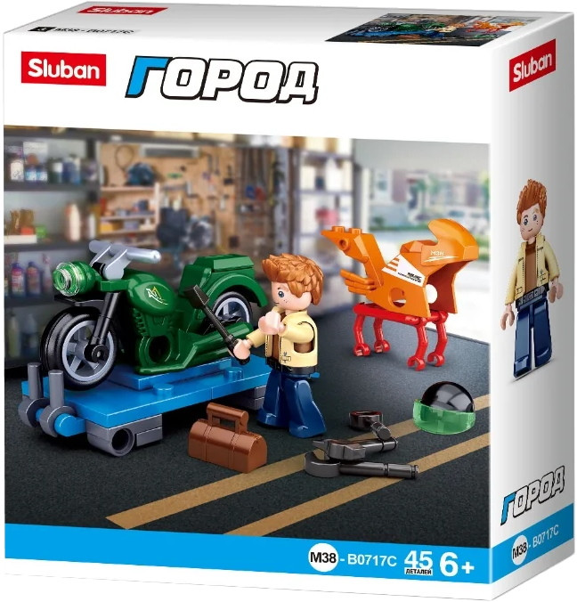 Конструктор Sluban Retro Motorcycle M38-B0717C