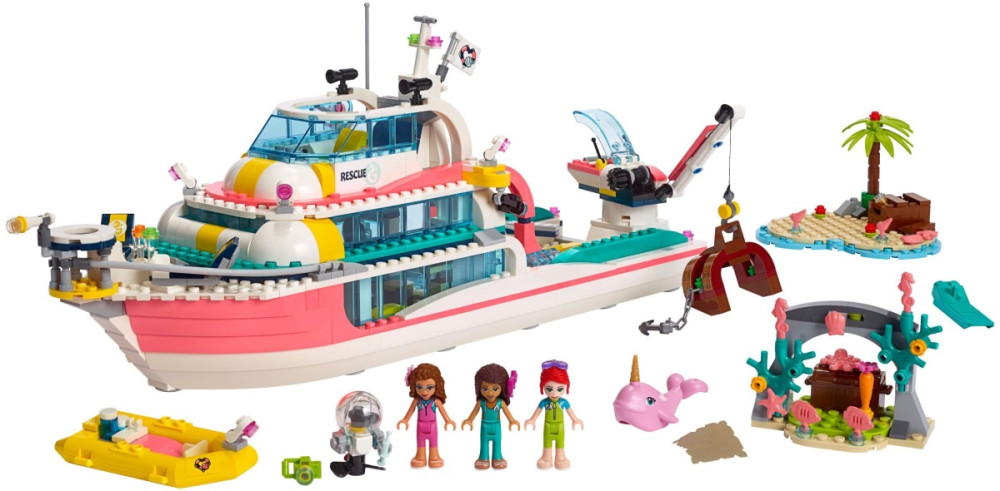 Конструктор Lego Rescue Mission Boat 41381