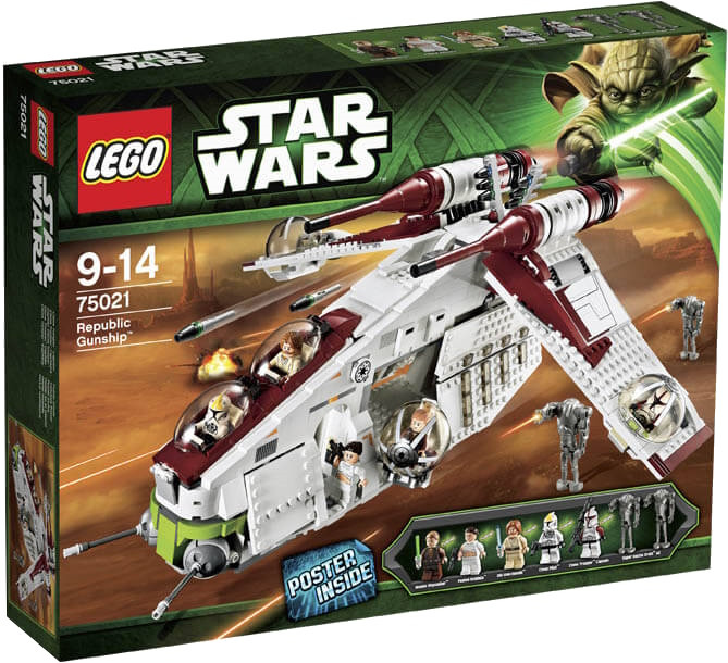 Конструктор Lego Republic Gunship 75021