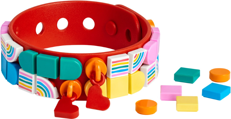 Конструктор Lego Rainbow Bracelet with Charms 41953