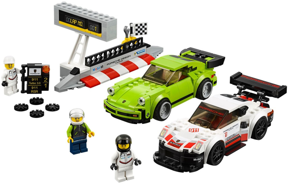Конструктор Lego Porsche 911 RSR and Turbo 3.0 75888