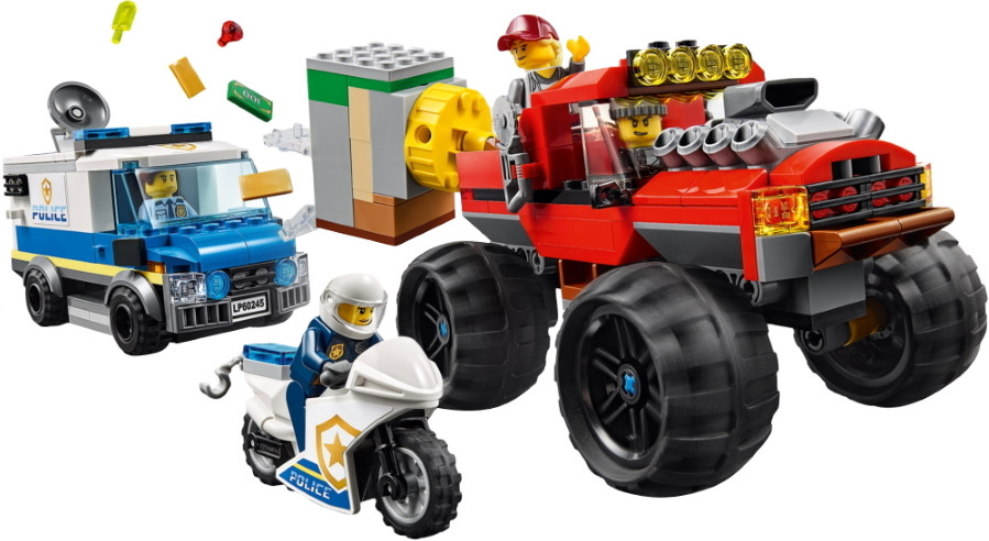 Конструктор Lego Police Monster Truck Heist 60245
