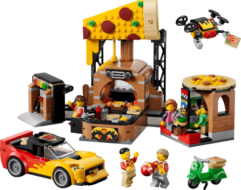 Конструктор Lego Pizza Delivery Experience with Vehicles 60496