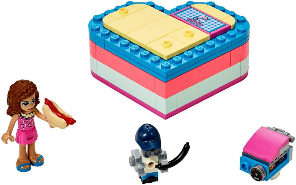 Конструктор Lego Olivias Summer Heart Box 41387