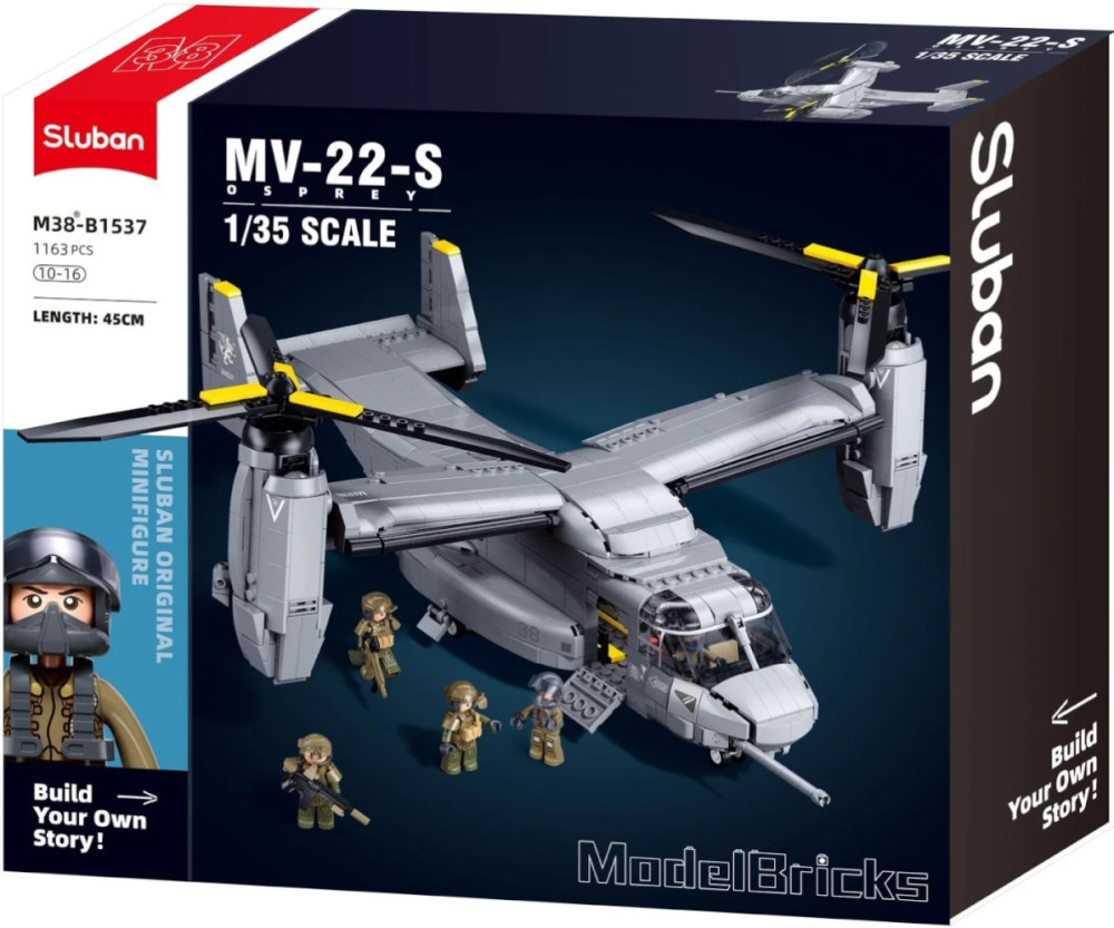 Конструктор Sluban MV-22-S Osprey M38-B1537