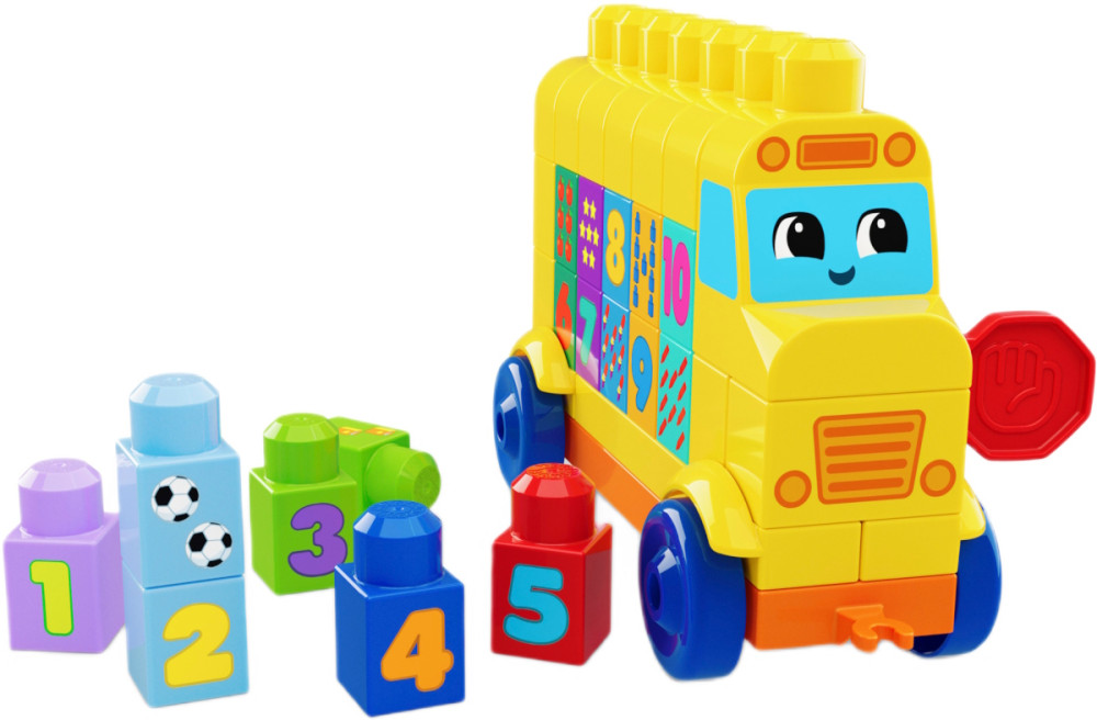 Конструктор MEGA Bloks Mon Premier Bus Des Chiffres JKG34