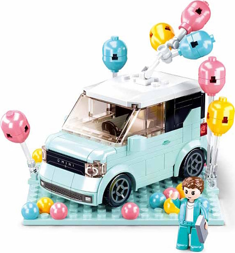 Конструктор Sluban MiniQ Mini Car M38-B1087