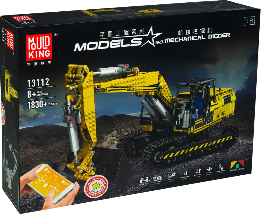 Конструктор Mould King Mechanical Digger 13112